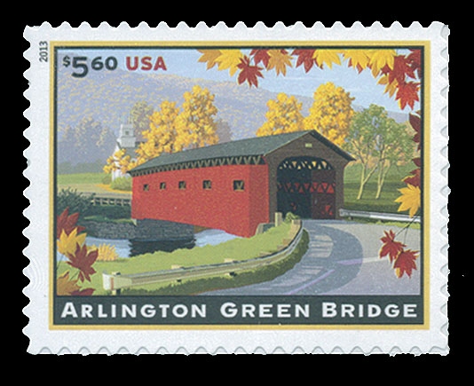 US 4738 2013 Arlington Green Bridge Priority Mail