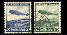 GE C57-8  Hindenburg Zeppelin Stamps