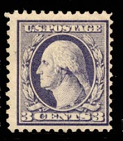 US 529 1918 Perf 11 Three-cent Washington