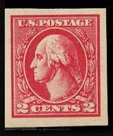 US 534A 1918 Imperforate Two-cent Washington Type VI