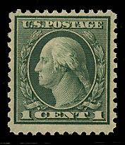 US 538 1919 One-Cent Washington  Rotary Press