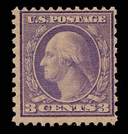 US 541 Three-cent Washington Perf 11 x 10 Rotary Press