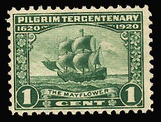 US 548 1920 One-Cent Mayflower