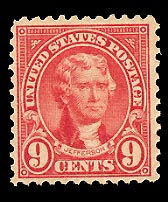 US 561 1922 Nine-cent Jefferson