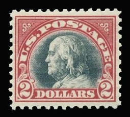 US 547 1920 $2 Franklin