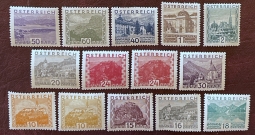 AU 326-39, 1928 Austrian Cities, Buildings and Castles