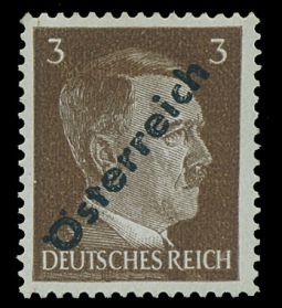 Hitler Overprinted Osterreich Variety