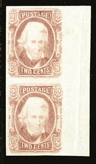 "CSA 8a, Two-cent Andrew Jackson Pair"