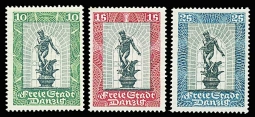 1929 Danzig B6-8 Danzig Philatelic Exhibition