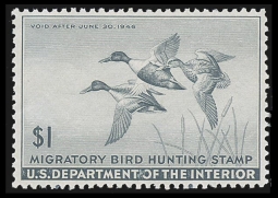 "RW12, VF NH Shoveller  Duck Stamp"