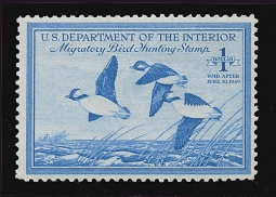 "RW15, FVF NH Buffleheads, Duck Stamp"