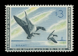 "RW30, FVF NH Brandt  Duck Stamp"