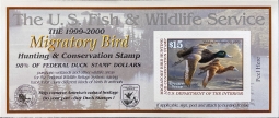 "RW66A, VF NH Self-Adhesive, Greater Scaup, Duck Stamp"