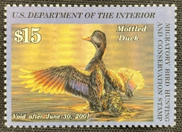 "RW67, VF NH Mottled Duck Stamp"