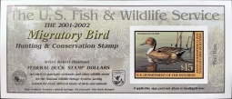 "RW68A, VF NH Self Adhesive Northern Pintail, Duck Stamp"