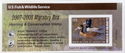 "RW74A, VF NH Self Adhesive, Ring-Necked Duck Stamp"