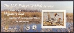 "RW75A, VF NH Self Adhesive, Northern Pintail Duck Stamp"