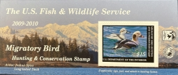 "RW76A, VF NH Self Adhesive, Long-Tailed Duck/Decoy Stamp"