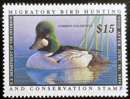 "RW80 VF NH Goldeneye, Duck Stamp"