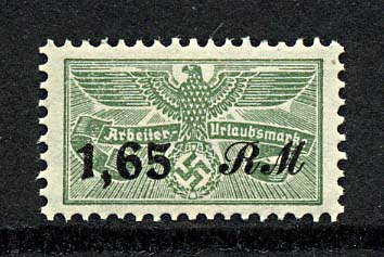 Nazi Worker Vacation Savings Stamp 1.65 RM