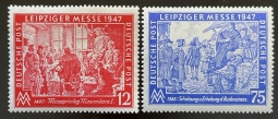 1947 Leipzig Fair Issue 580-81