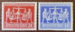 1948 Hanover Fair Issue 584-85