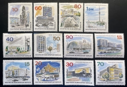 Berlin 9N223-34 New Landmarks Definitive Set