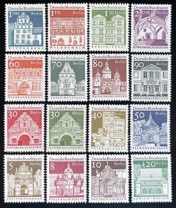 Berlin 9N235-50 Buildings & Landmarks Definitive Set