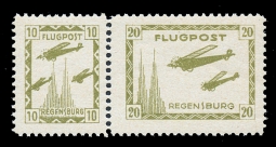 GE 1925 Semi-Official Airmail, MI. 15-16 Easter Flights