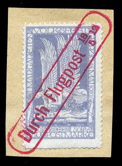 GE 1912 Semi-Official Airmail, MI. 4a Margaret Fair