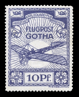 GE 1912 Semi-Official Airmail, MI. 5