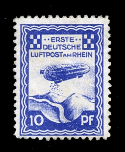 GE 1912 Semi-Official Airmail, MI. 9