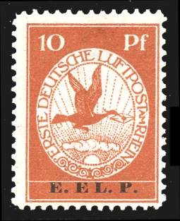 GE 1912 Semi-Official Airmail, E.EL.P. MI. V.