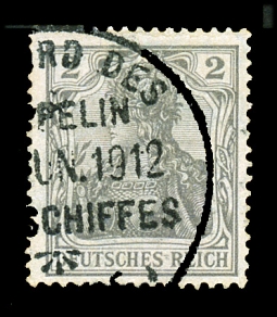 1912 Germany #80 canceled aboard the airship "Schwaben."