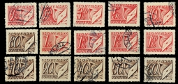 Slovakia J24-38, 1942 Postage Due Set