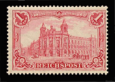 GE 62 1900  1 RM. Reichspost