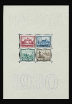 GE B33 1930 IPOSTA Souvenir Sheet