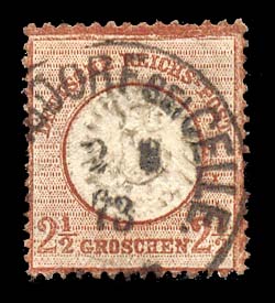 GE 19a used - Lilac Brown 2 1/2 Gr. Large Shield