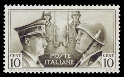 Italy 413 Hitler and Mussolini Rome Meeting Variety