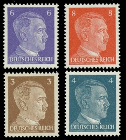 British Hitler Head Propaganda Forgery Set MI 23-26