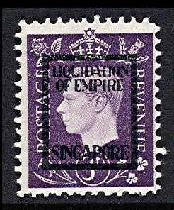 Propaganda Stamp-Liquidation of Empire Singapore