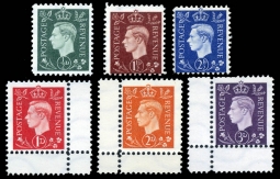 German Propaganda Stamps-King George