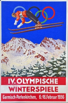 1936 Fourth Winter Olympics Garmish PPC