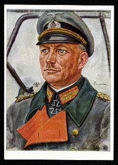 General Guderian Color Propaganda Card