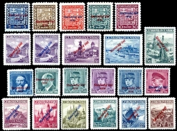 Slovakia 2-23, 1939 Overprint set