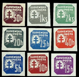 Slovakia P20-30, 1940-41 Newspaper Stamp Set New Issue