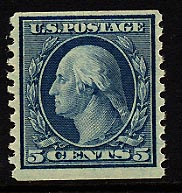 US 496 1916 Five-cent Washington Coil