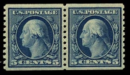 US 496 1916 Five-cent Washington Coil