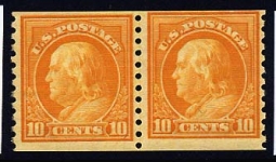 US 497  1916 10 Cent Washington Coil.