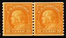 US 497  1916 10 Cent Washington Coil.